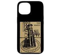 The Magus Tarot Card Magicien Magicien Cercle Magique Antique Coque pour iPhone 15