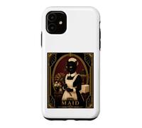 The Maid Black Cat Art Déco, Meurtre Mystère Coque pour iPhone 11