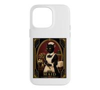 The Maid Black Cat Art Déco, Meurtre Mystère Coque pour iPhone 14 Pro Max