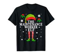 The Maintenance Worker Elf Christmas Matching T-Shirt