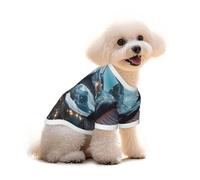 The Majestic T-shirt pour chien et chat Motif dragon japonais Taille M