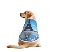 The Majestic Tour Eiffel - T-shirts pour animaux de compagnie - Vêtements pour chiens de grande et moyenne taille - Chemise confortable pour chien, parfaite pour un usage quotidien