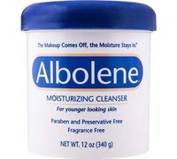 The makeup comes off, the moisture stays IN ALBOLENE MOISTURInger looking skin NZING CLEANSER for younger looking skin, paraben and preservation free, Fragrance Free