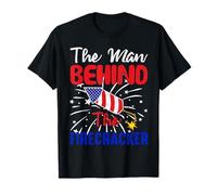 The Man Behind The Firecracker Happy 4th of July Men T-Shirt