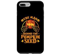 The Man Behind The Pumpkin Seed Halloween Grossesse Men Dad Coque pour iPhone 7 Plus/8 Plus