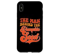 The Man Behind The Pumpkin Seed Halloween Grossesse Men Dad Coque pour iPhone XS Max