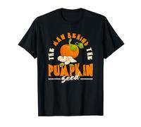 The Man Behind The Pumpkin Seed Halloween Grossesse Men Dad T-Shirt