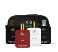 The Man Company A Gentleman's Choice Coffret cadeau pour homme 4 x 50 ml - Eau de parfum longue durée de qualité supérieure et eau de toilette pour homme - Pour fête, sortie, bureau et rendez-vous