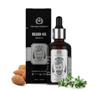 THE MAN COMPANY Beard Oil for Growth - Beard Growth Oil (1.1 oz) - 100% Natural Beard Oil for Men with Almond Oil and Thyme - Beard Conditioner, Moisturizer, Itch Relief and Frizz Control