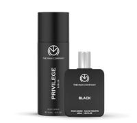 The Man Company Black & Bold Duo de parfum longue durée pour lui Cadeau d'anniversaire