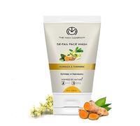 The Man Company De-Tan Face Wash for Men with Turmeric & Moringa, 100Ml, Tan Removal, Oil Control & Anti-Pollution, Unclog Pores, Deep Cleansing, Blackheads Removal