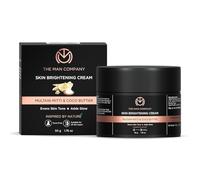 The Man Company Skin Brightening Cream with Multani Mitti, Coco Butter, Hyaluronic Acid, Best Face Cream for Glowing Skin, 50Gm