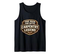 The Man The Myth The Carpentry Legend Funny Carpenter Joke Débardeur
