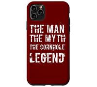 The Man The Myth The Cornhole Legend Pouf Poire Coque pour iPhone 11 Pro Max