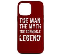 The Man The Myth The Cornhole Legend Pouf Poire Coque pour iPhone 13 Pro Max