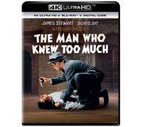 The Man Who Knew Too Much [Ultra Hd] With Blu-Ray, 4k Mastering, Digital Copy, Subtitled