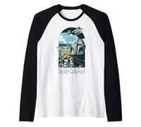 The Mandalorian and Grogu Galaxy's Most Wanted Portrait Manche Raglan
