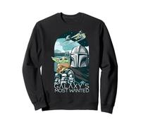 The Mandalorian and Grogu Galaxy's Most Wanted Portrait Sweatshirt