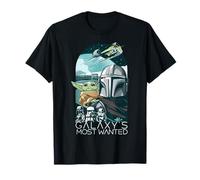 The Mandalorian and Grogu Galaxy's Most Wanted Portrait T-Shirt