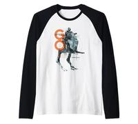 The Mandalorian and Grogu Let's Go Duo on AT-RT Walker Manche Raglan
