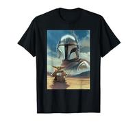 The Mandalorian and Grogu Mando & The Child Armored Poster T-Shirt