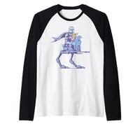 The Mandalorian and Grogu Mando & The Child on AT-RT Walker Manche Raglan