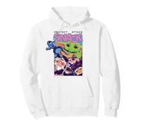 The Mandalorian and Grogu Protect Attack Snack The Child Sweat à Capuche