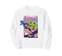 The Mandalorian and Grogu Protect Attack Snack The Child Sweatshirt