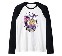 The Mandalorian and Grogu Snack Time! Bounty Hunters Chibi Manche Raglan