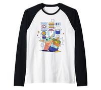 The Mandalorian and Grogu The Child Surrounded by Snacks Manche Raglan