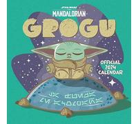 The Mandalorian Baby Yoda 2024 Square Wall Calendar