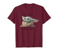 The Mandalorian-Baby Yoda-This is My Good Side T-Shirt, Homme, Marron, S