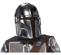 The Mandalorian Mask pour enfants Star Wars argenté