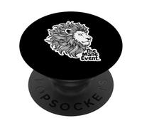 The Mane Event Lion Jeu de Mots Humoristique PopSockets PopGrip Adhésif