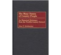 The Many Names of Country People John T. Schlebecker (Auteur)