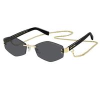 THE MARC JACOBS Marc 496/S AIR Gafas, Gold Black, ESTANDAR Unisex Adulto