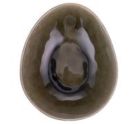 The Market Lot de 6 assiettes à fond ovale 20 x 17 cm en grès bicolor