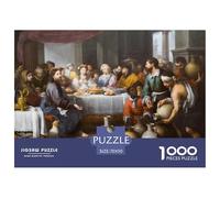 The Marriage Feast at Cana Puzzle en Bois Imperméable DIY Puzzles De 1000 Pièces pour Adultes Cadeaux Impossible De Décoration pour La Maison