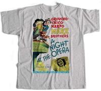 The Marx Brothers T Shirt A Night at The Opera Poster Cult Film Manches Courtes(XX-Large)