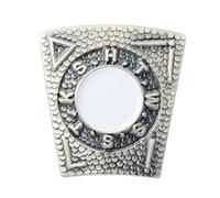 The Masonic Collection - Badge Keystone Mark Degree - Effets 3D - Fixation de broche d'embrayage - Un cadeau utile pour les hommes franc-maçons, Argent