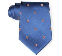 THE MASONIC COLLECTION Cravate 100% soie tissée des Templiers - Livrée dans une pochette transparente - Cadeaux francs-maçons pour hommes
