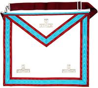 The MASONIC Collection Mark Degree Worshipful Master Tablier imitation