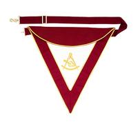 THE MASONIC COLLECTION Royal and Select Tablier de maître franc-maçon, Multicolore, taille unique