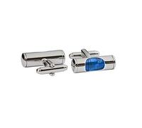 The Masonic Exchange Blue Level Paire de boutons de manchette Argenté 2,5 cm de large, 1" Wide, Métal