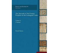 The Masorah Of The Former Prophets In The Leningrad Codex (2 Samuel)