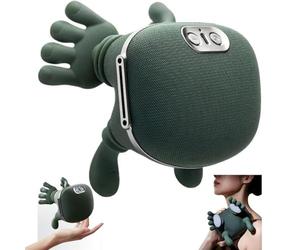 The Master Appareil de massage pour la nuque, le dos, avec 3 niveaux de massage, 2 niveaux de température, appareil de massage électrique avec chaleur, sans fil pour les épaules