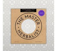 The Master Herbalist Doublures de tiroir parfumées à la Lavande et à l'huile de neem dans Un imprimé géométrique Gris Doux | Répulsif Naturel Anti-Mites (plié). Fabriqué en Grande-Bretagne.