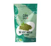 Thé Matcha Bio - Premium Qualité - 100g. The Matcha Slim en Poudre pour Latte ou Smoothies. Original Thé vert du Japon.