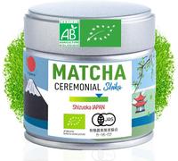 The Matcha Ceremonie Bio Shika-Thé Matcha Bio Japonais,Origine Shizuoka-Poudre De Thé Vert Matcha Cérémonial,30gr-Matcha Tea