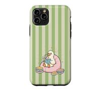 Thé Matcha Cute Bird Kawaii Duck Bookish Goose Green Fun Coque pour iPhone 11 Pro